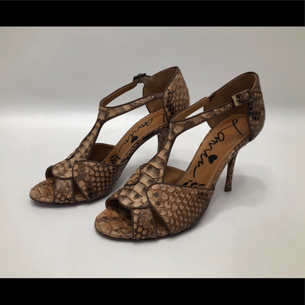 Lanvin Ete 2011 Genuine Snakeskin Size 39 GORGEOUS